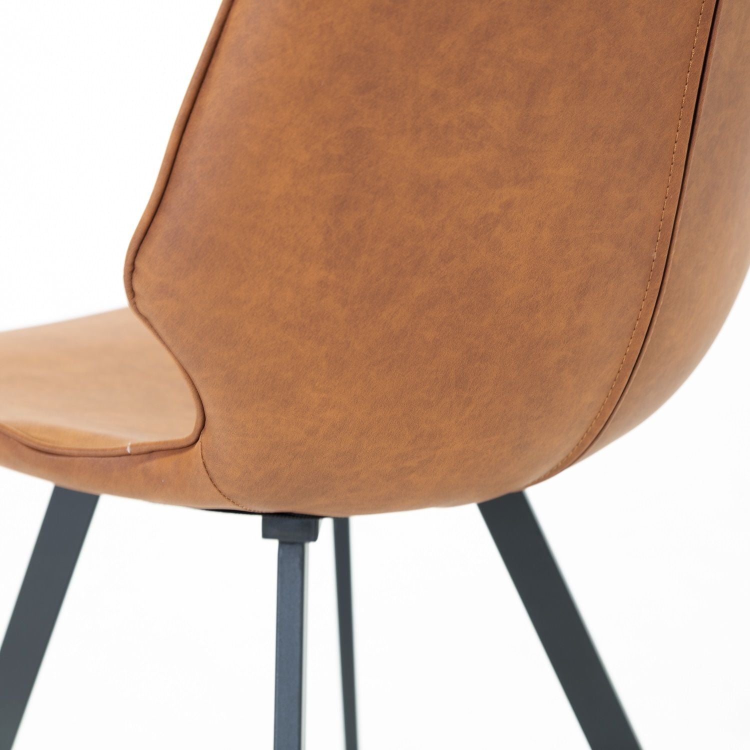 Kitchen Chair Rochester | size: Width: 46.5cm, Height: 87cm, Depth: 53cm | color: Brown | image: 2 | variant: 1000861
