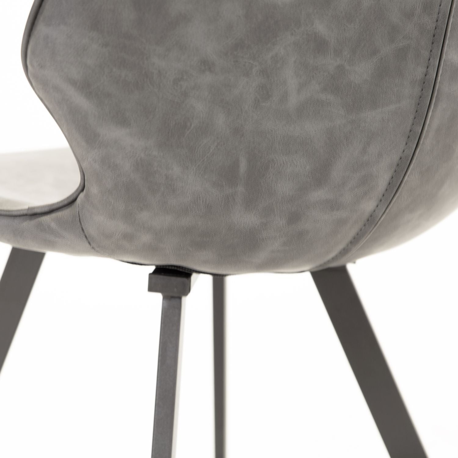 Kitchen Chair Rochester | size: Width: 46.5cm, Height: 87cm, Depth: 53cm | color: Gray | image: 3 | variant: 1000860