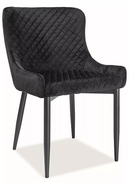 Kitchen Chair Salvador | size: Width: 52cm, Height: 82cm, Depth: 45cm | color: Black | image: 0 | variant: 1003890