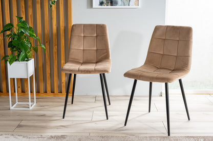 Kitchen Chair Sao Paulo | size: Width: 50cm, Height: 88cm, Depth: 43cm | color: Beige | image: 4 | variant: 1003591