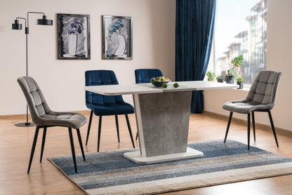 Kitchen Chair Sao Paulo | size: Width: 50cm, Height: 88cm, Depth: 43cm | color: Blue | image: 2 | variant: 1003586