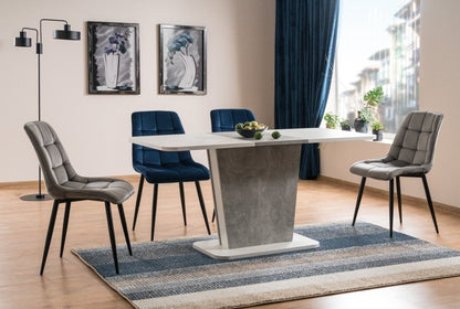 Kitchen Chair Sao Paulo | size: Width: 50cm, Height: 88cm, Depth: 43cm | color: Gray | image: 3 | variant: 1003590