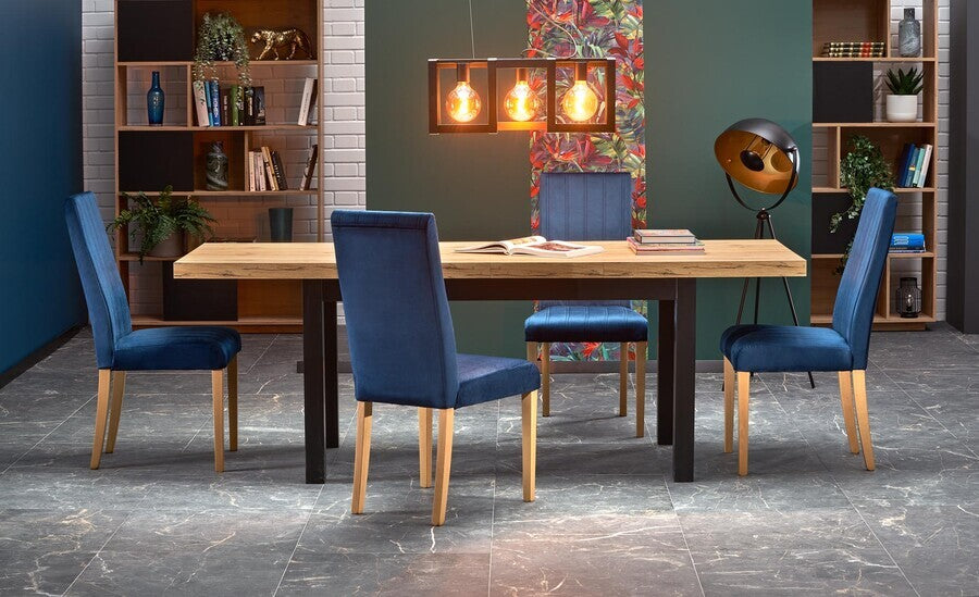 Kitchen Chair Selfoss | size: Width: 47cm, Height: 99cm, Depth: 59cm | color: Blue | image: 5 | variant: 1002123
