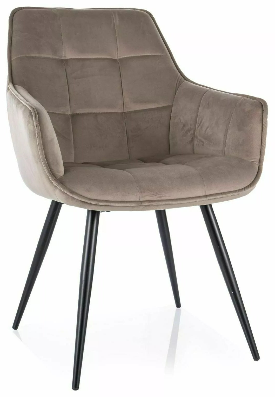 Kitchen Chair Sharjah | size: Width: 59cm, Height: 90cm, Depth: 45cm | color: Beige | image: 0 | variant: 1003649