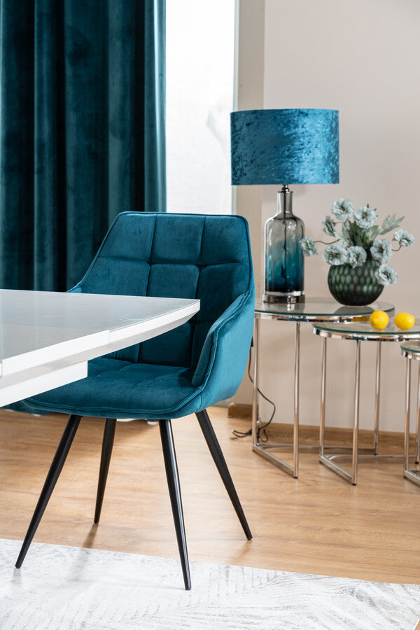 Kitchen Chair Sharjah | size: Width: 59cm, Height: 90cm, Depth: 45cm | color: Blue | image: 5 | variant: 1003645