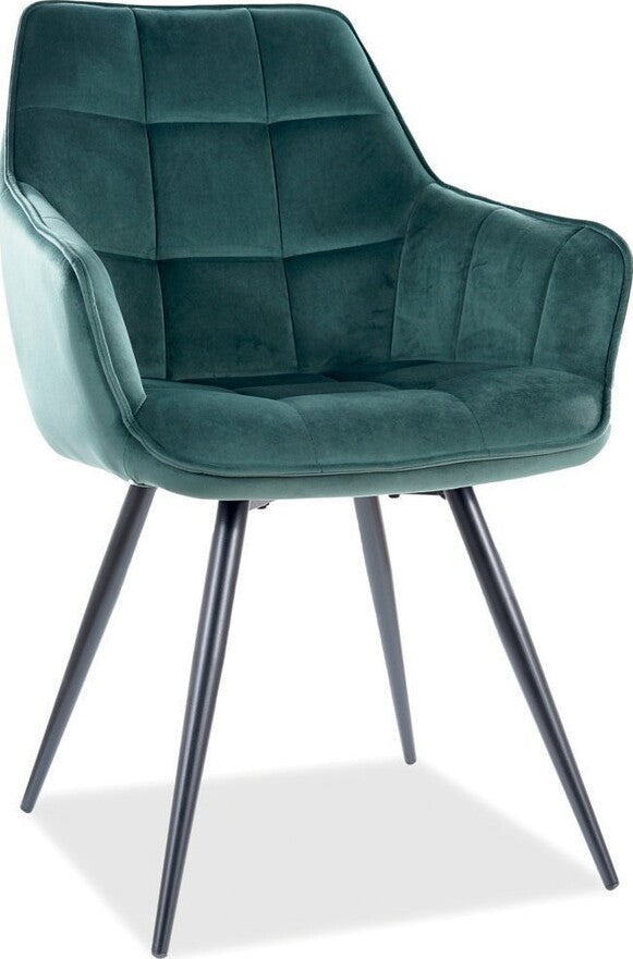 Kitchen Chair Sharjah | size: Width: 59cm, Height: 90cm, Depth: 45cm | color: Green | image: 1 | variant: 1003648