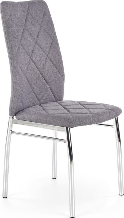 Kitchen Chair Siauliai | size: Width: 43cm, Height: 97cm, Depth: 57cm | color: Gray | image: 1 | variant: 1002225
