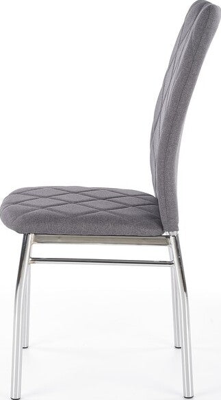 Kitchen Chair Siauliai | size: Width: 43cm, Height: 97cm, Depth: 57cm | color: Gray | image: 2 | variant: 1002225