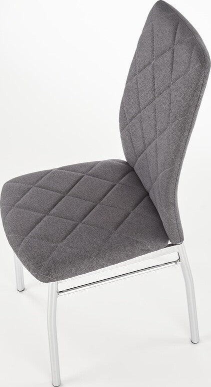 Kitchen Chair Siauliai | size: Width: 43cm, Height: 97cm, Depth: 57cm | color: Gray | image: 6 | variant: 1002227