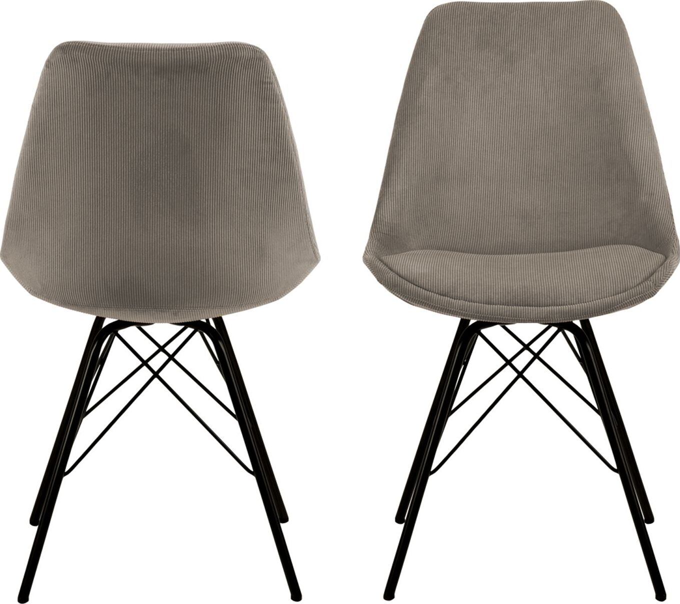 Kitchen Chair Sidcup | size: Width: 48.5cm, Height: 85.5cm, Depth: 54cm | color: Beige | image: 3 | variant: 1000837