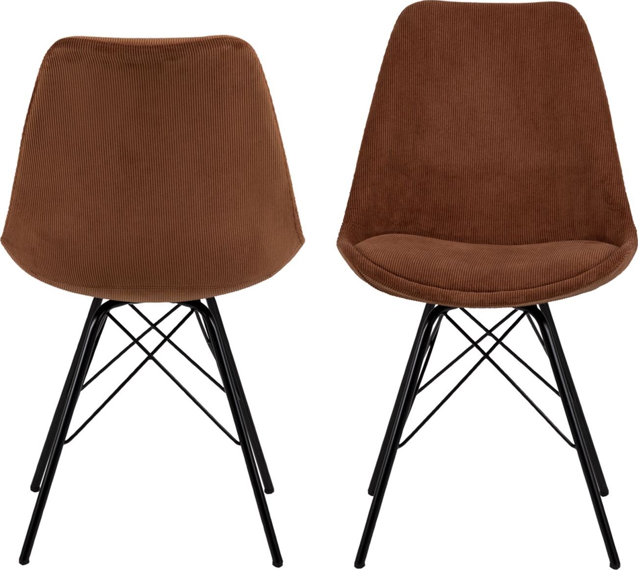 Kitchen Chair Sidcup | size: Width: 48.5cm, Height: 85.5cm, Depth: 54cm | color: Brown | image: 3 | variant: 1000842