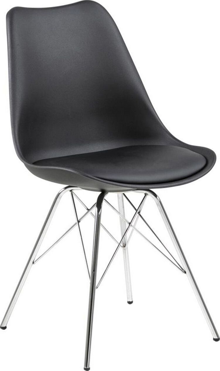 Kitchen Chair Sidcup | size: Width: 48.5cm, Height: 85.5cm, Depth: 54cm | color: Gray | image: 1 | variant: 1000839