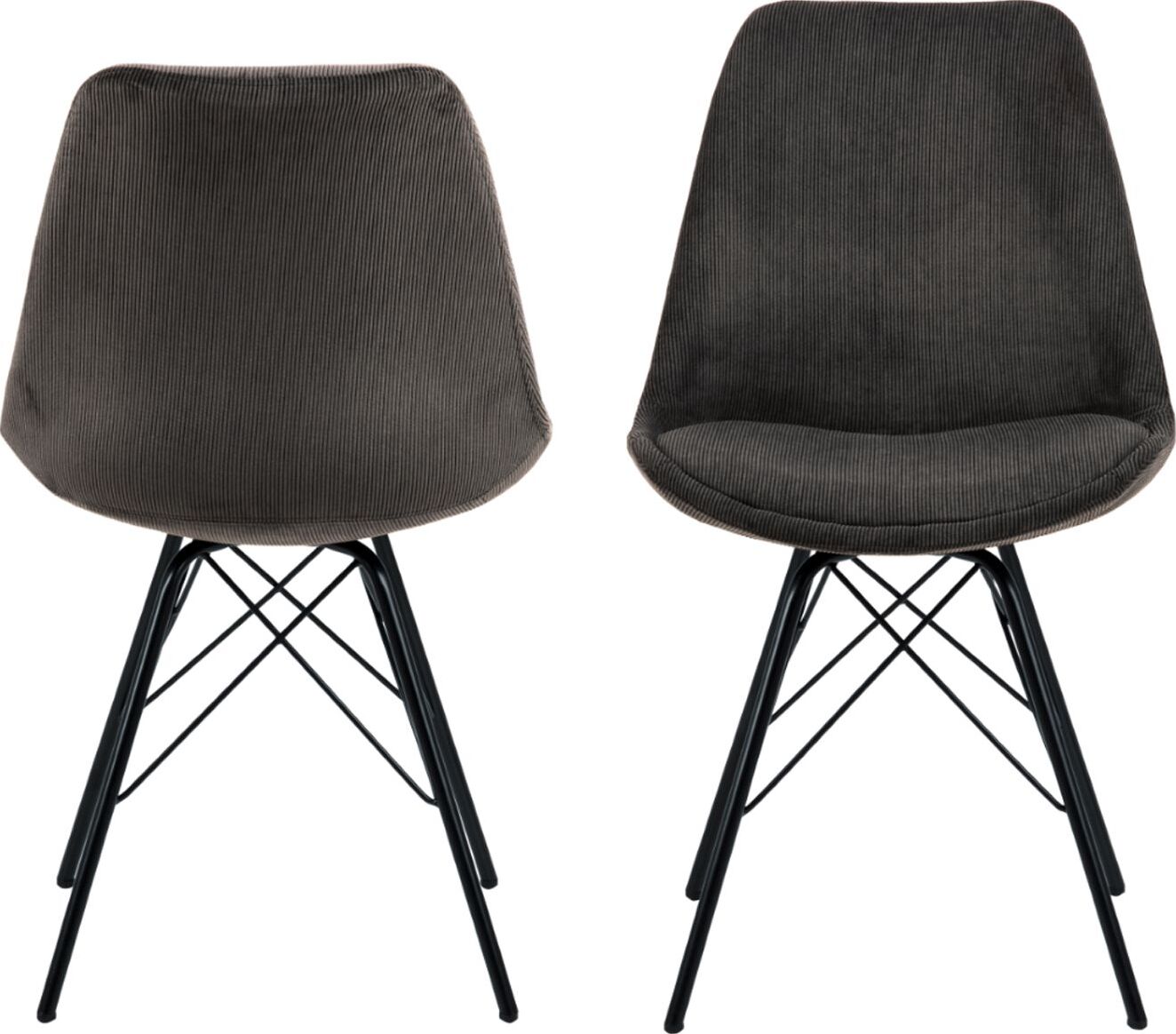 Kitchen Chair Sidcup | size: Width: 48.5cm, Height: 85.5cm, Depth: 54cm | color: Gray | image: 3 | variant: 1000835