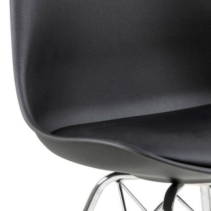 Kitchen Chair Sidcup | size: Width: 48.5cm, Height: 85.5cm, Depth: 54cm | color: Gray | image: 3 | variant: 1000839