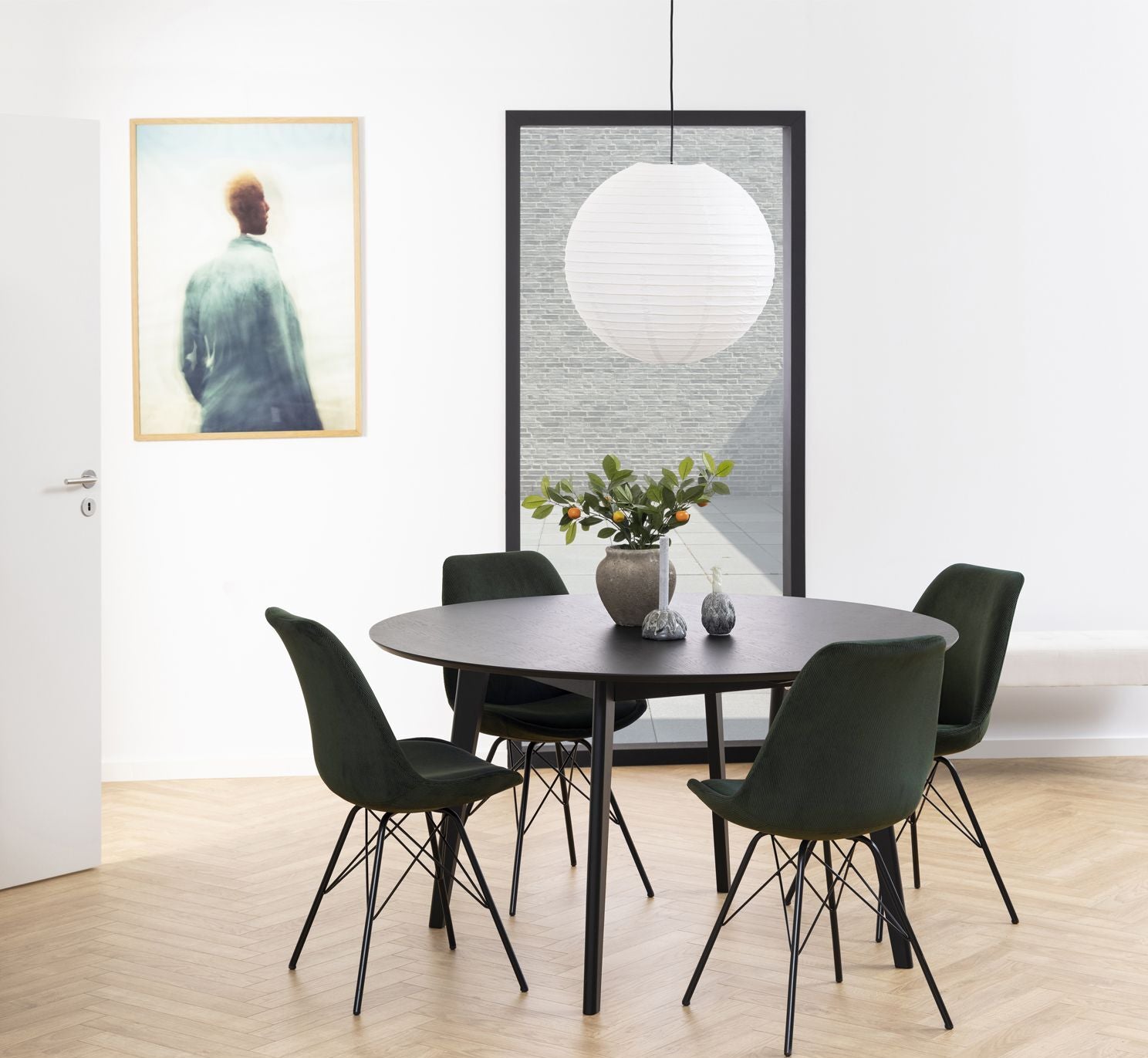 Kitchen Chair Sidcup | size: Width: 48.5cm, Height: 85.5cm, Depth: 54cm | color: Green | image: 4 | variant: 1000841