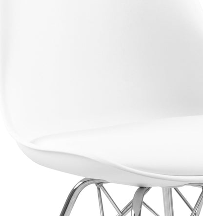 Kitchen Chair Sidcup | size: Width: 48.5cm, Height: 85.5cm, Depth: 54cm | color: White | image: 3 | variant: 1000834