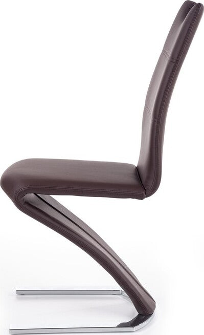 Kitchen Chair Sillamae | size: Width: 45cm, Height: 101cm, Depth: 63cm | color: Brown | image: 4 | variant: 1002161