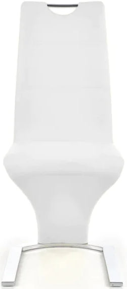 Kitchen Chair Sillamae | size: Width: 45cm, Height: 101cm, Depth: 63cm | color: White | image: 3 | variant: 1002160