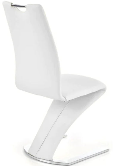 Kitchen Chair Sillamae | size: Width: 45cm, Height: 101cm, Depth: 63cm | color: White | image: 4 | variant: 1002160