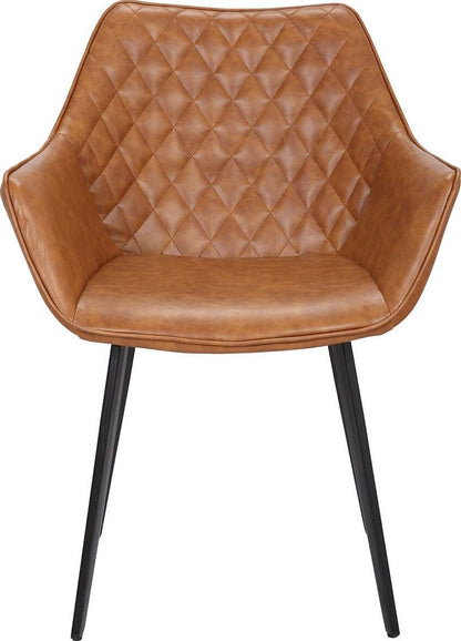 Kitchen Chair Sittingbourne | size: Width: 61cm, Height: 84cm, Depth: 60.5cm | color: Brown | image: 2 | variant: 1000877