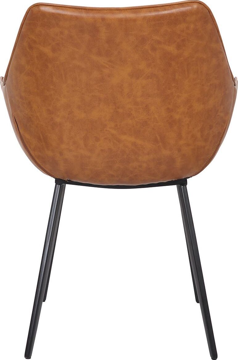 Kitchen Chair Sittingbourne | size: Width: 61cm, Height: 84cm, Depth: 60.5cm | color: Brown | image: 4 | variant: 1000877