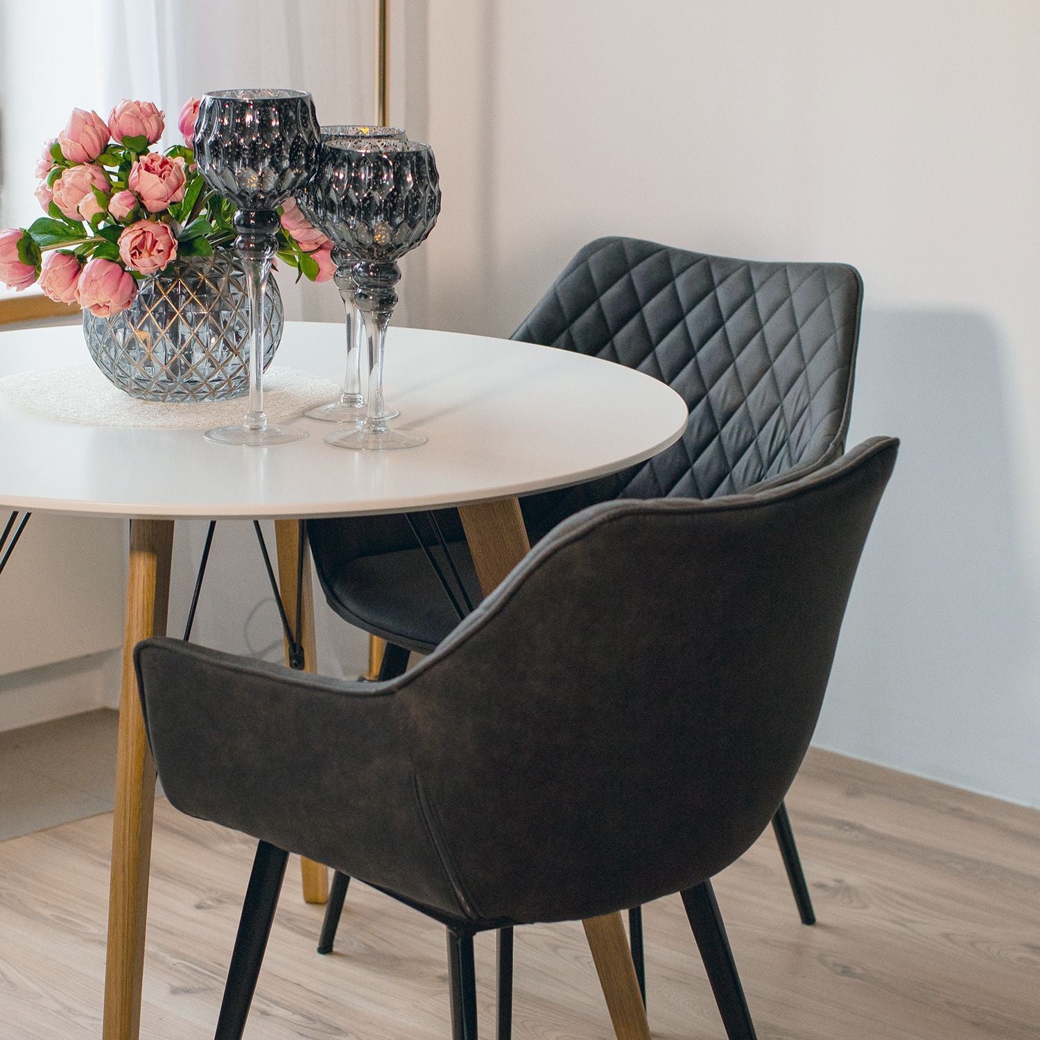 Kitchen Chair Sittingbourne | size: Width: 61cm, Height: 84cm, Depth: 60.5cm | color: Brown | image: 5 | variant: 1000876