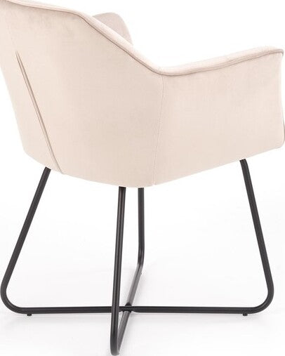Kitchen Chair Skopje | size: Width: 60cm, Height: 81cm, Depth: 62cm | color: Beige | image: 2 | variant: 1002280