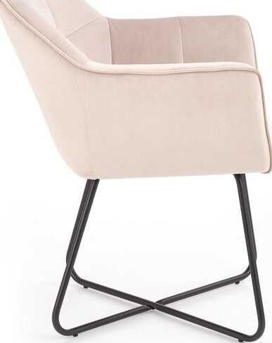 Kitchen Chair Skopje | size: Width: 60cm, Height: 81cm, Depth: 62cm | color: Beige | image: 3 | variant: 1002280