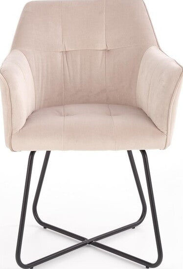 Kitchen Chair Skopje | size: Width: 60cm, Height: 81cm, Depth: 62cm | color: Beige | image: 4 | variant: 1002280