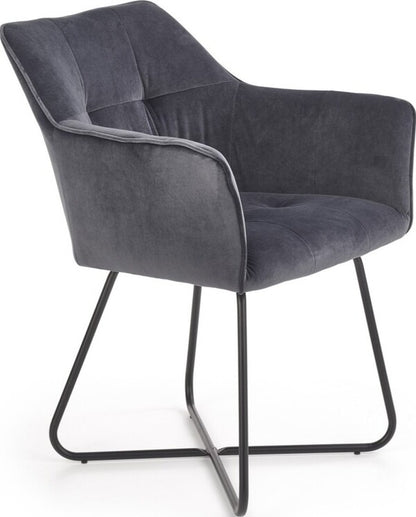 Kitchen Chair Skopje | size: Width: 60cm, Height: 81cm, Depth: 62cm | color: Gray | image: 1 | variant: 1002281