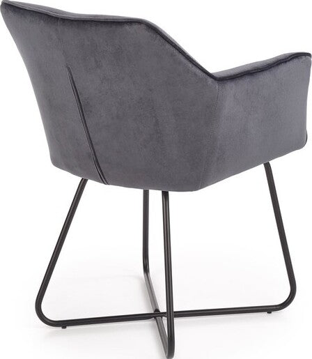 Kitchen Chair Skopje | size: Width: 60cm, Height: 81cm, Depth: 62cm | color: Gray | image: 2 | variant: 1002281