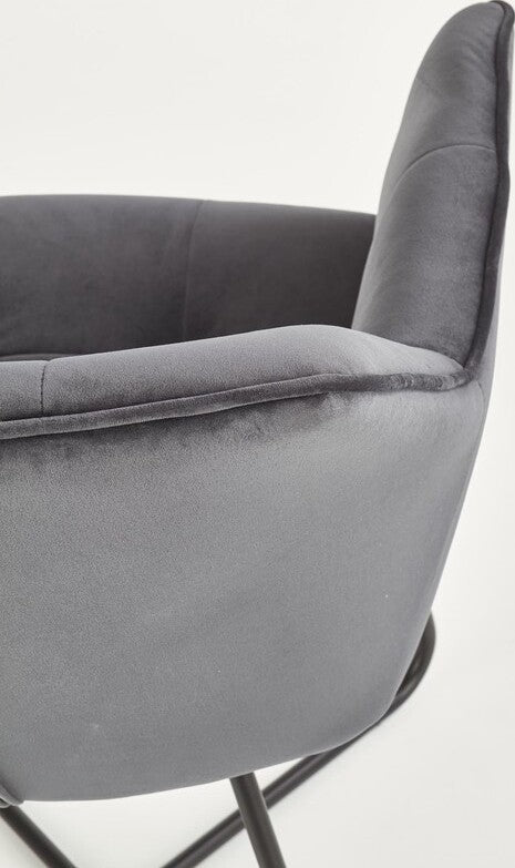 Kitchen Chair Skopje | size: Width: 60cm, Height: 81cm, Depth: 62cm | color: Gray | image: 5 | variant: 1002281
