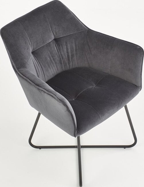 Kitchen Chair Skopje | size: Width: 60cm, Height: 81cm, Depth: 62cm | color: Gray | image: 6 | variant: 1002281