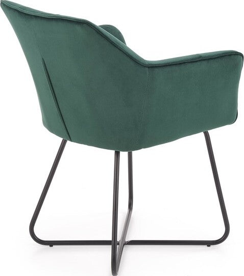 Kitchen Chair Skopje | size: Width: 60cm, Height: 81cm, Depth: 62cm | color: Green | image: 2 | variant: 1002282