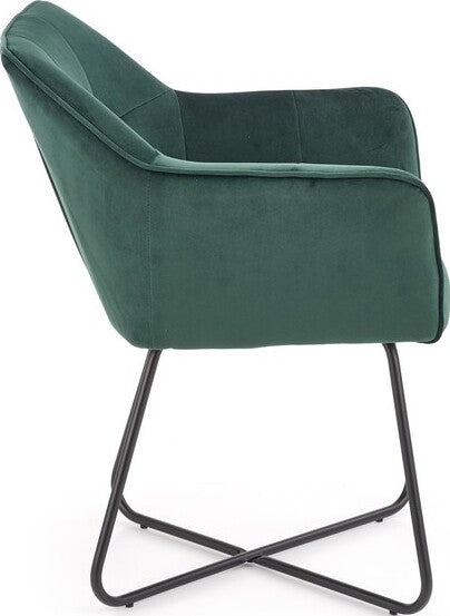 Kitchen Chair Skopje | size: Width: 60cm, Height: 81cm, Depth: 62cm | color: Green | image: 3 | variant: 1002282