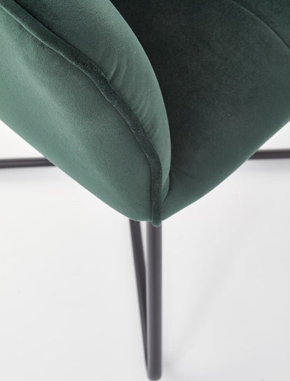 Kitchen Chair Skopje | size: Width: 60cm, Height: 81cm, Depth: 62cm | color: Green | image: 5 | variant: 1002282