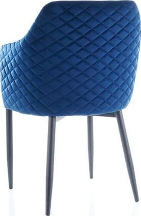 Kitchen Chair St Gallen | size: Width: 46cm, Height: 84cm, Depth: 46cm | color: Blue | image: 2 | variant: 1003540