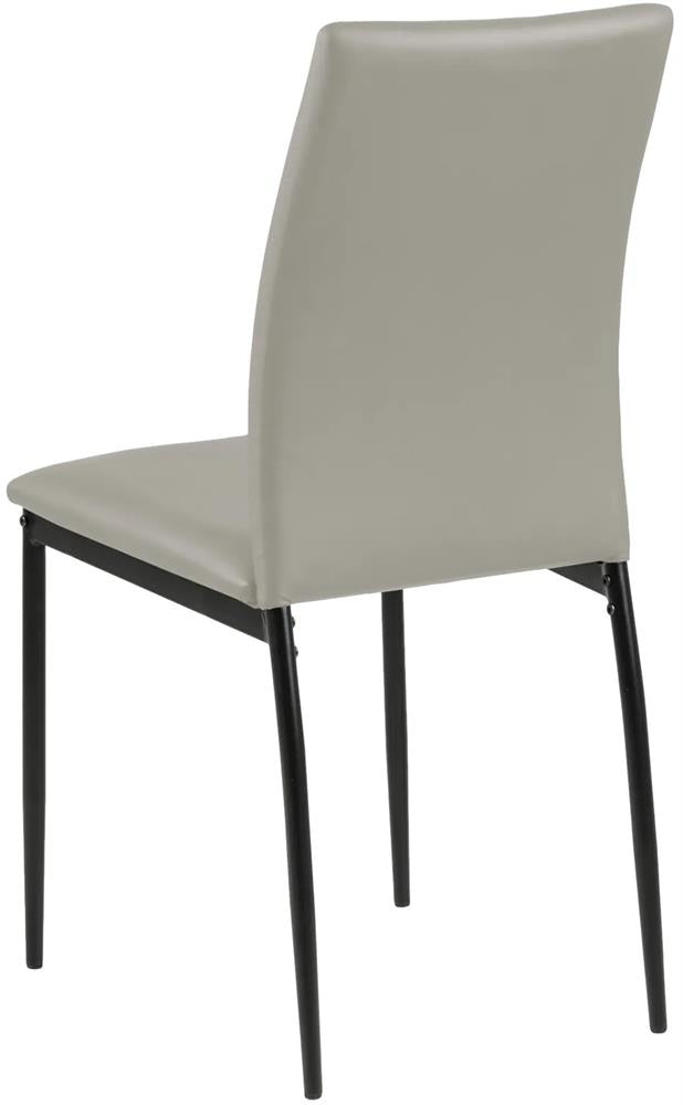 Kitchen Chair Sutton | size: Width: 43.5cm, Height: 92cm, Depth: 53cm | color: Gray | image: 3 | variant: 1000804