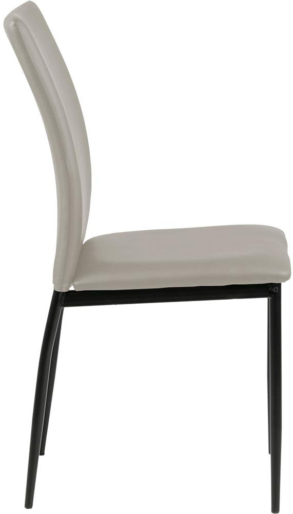 Kitchen Chair Sutton | size: Width: 43.5cm, Height: 92cm, Depth: 53cm | color: Gray | image: 4 | variant: 1000804