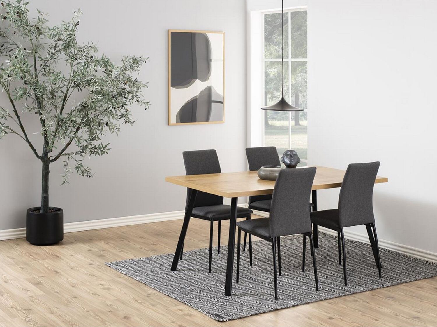 Kitchen Chair Sutton | size: Width: 53cm, Height: 92cm, Depth: 43.5cm | color: Gray | image: 4 | variant: 1000803