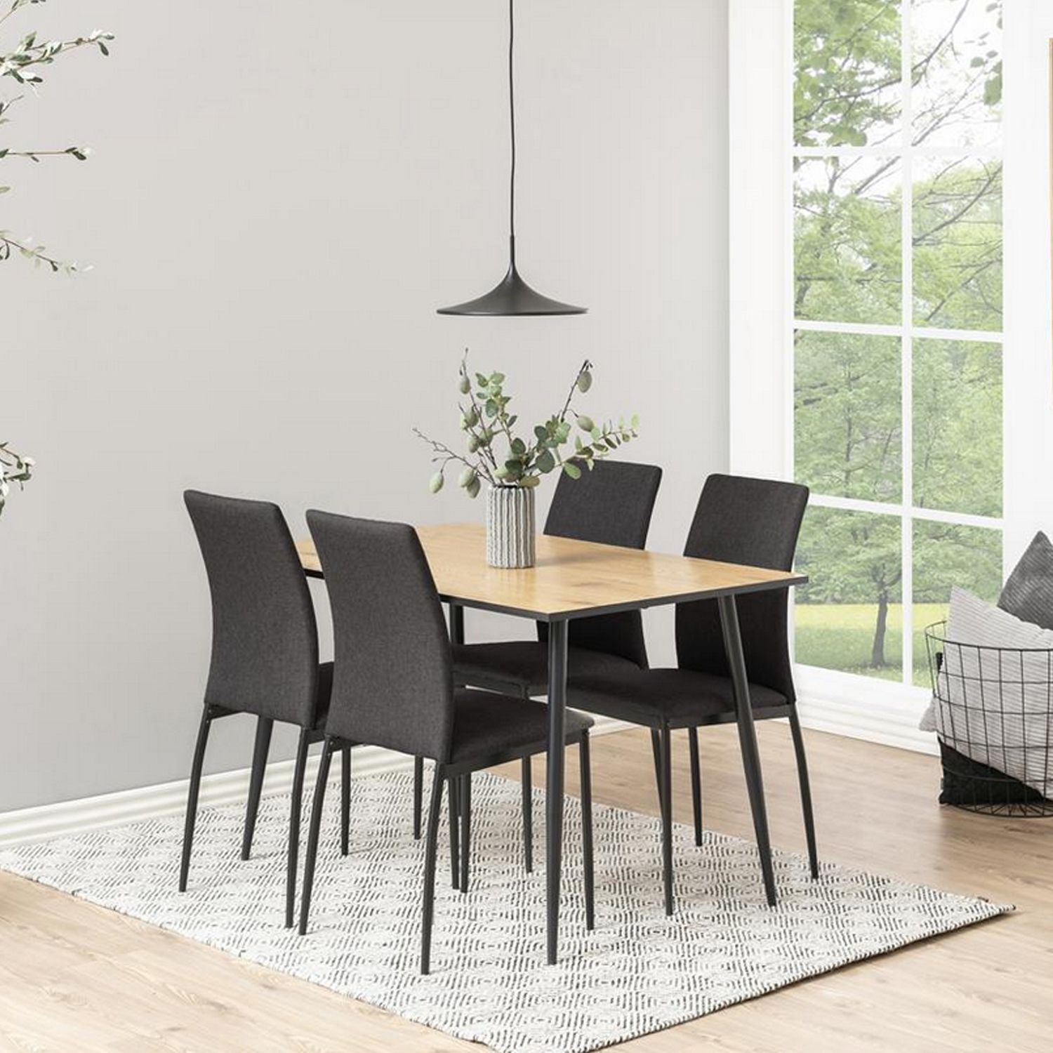 Kitchen Chair Sutton | size: Width: 53cm, Height: 92cm, Depth: 43.5cm | color: Gray | image: 5 | variant: 1000803