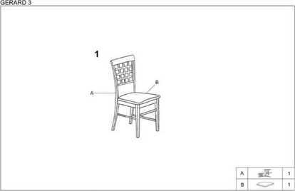 Kitchen Chair Tartu | size: Width: 44cm, Height: 96cm, Depth: 55cm | color: Gray | image: 3 | variant: 1002139