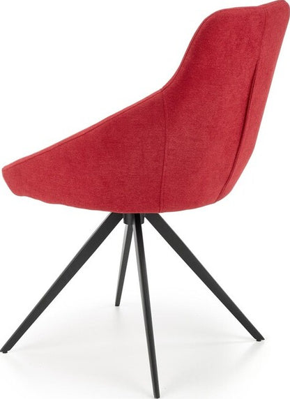 Kitchen Chair Tbilisi | size: Width: 55cm, Height: 84cm, Depth: 54cm | color: Red | image: 4 | variant: 1002367