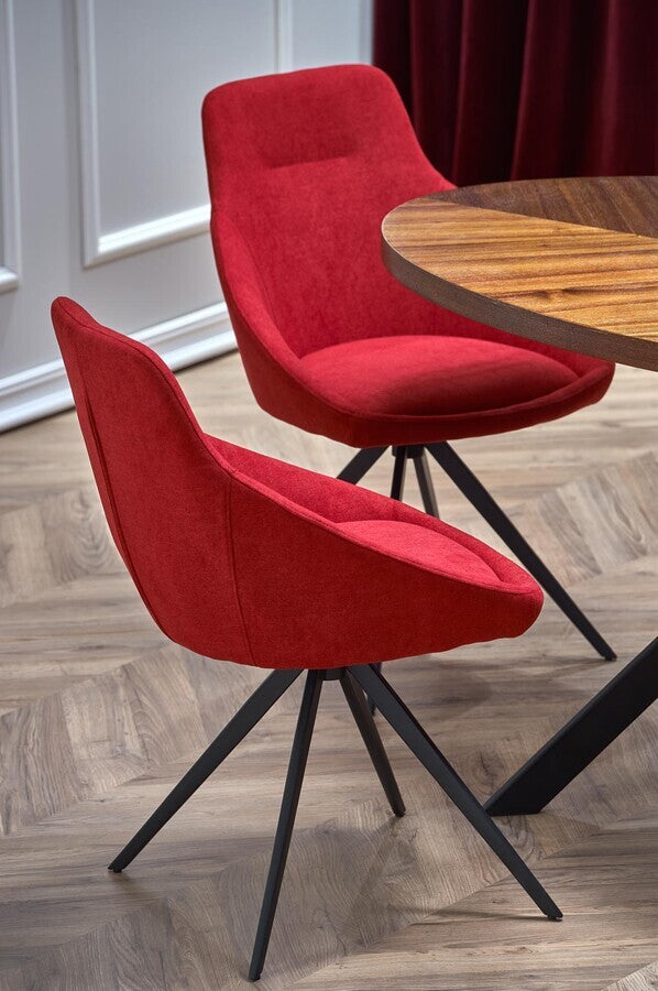 Kitchen Chair Tbilisi | size: Width: 55cm, Height: 84cm, Depth: 54cm | color: Red | image: 7 | variant: 1002367