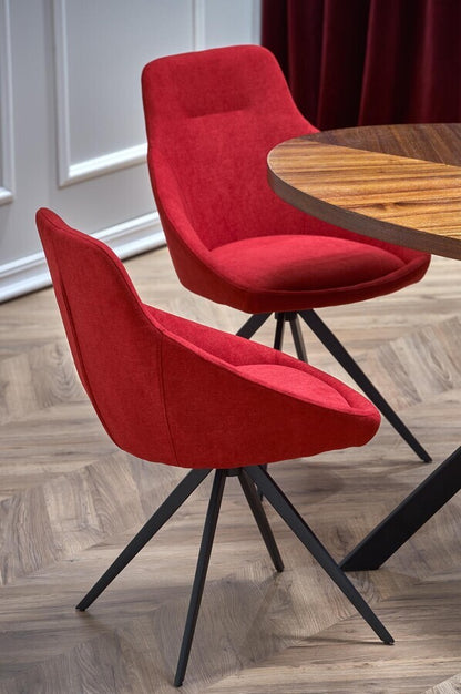 Kitchen Chair Tbilisi | size: Width: 55cm, Height: 84cm, Depth: 54cm | color: Red | image: 7 | variant: 1002367