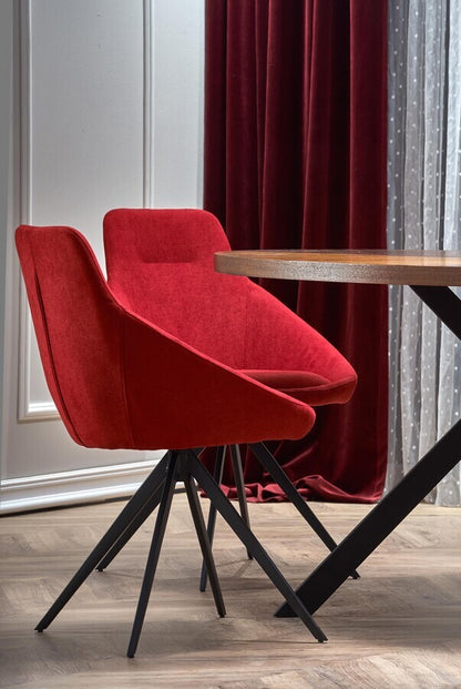 Kitchen Chair Tbilisi | size: Width: 55cm, Height: 84cm, Depth: 54cm | color: Red | image: 8 | variant: 1002367