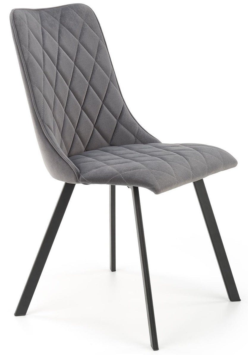 Kitchen Chair Tehran | size: Width: 44cm, Height: 85cm, Depth: 58cm | color: Gray | image: 0 | variant: 1002403