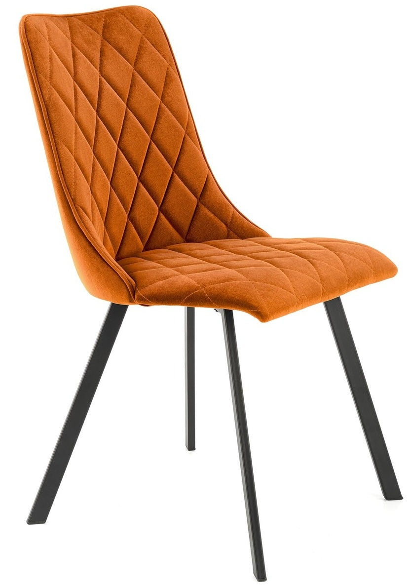 Kitchen Chair Tehran | size: Width: 44cm, Height: 85cm, Depth: 58cm | color: Orange | image: 0 | variant: 1002400