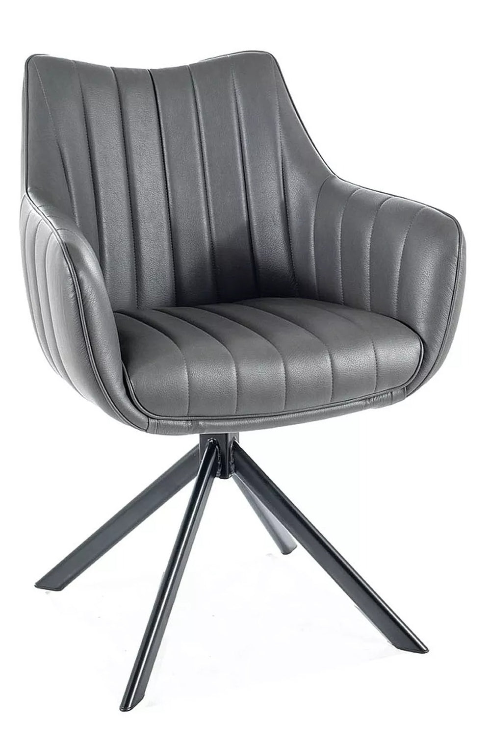 Kitchen Chair Tel Aviv | size: Width: 61cm, Height: 86cm, Depth: 44cm | color: Gray | image: 0 | variant: 1003947