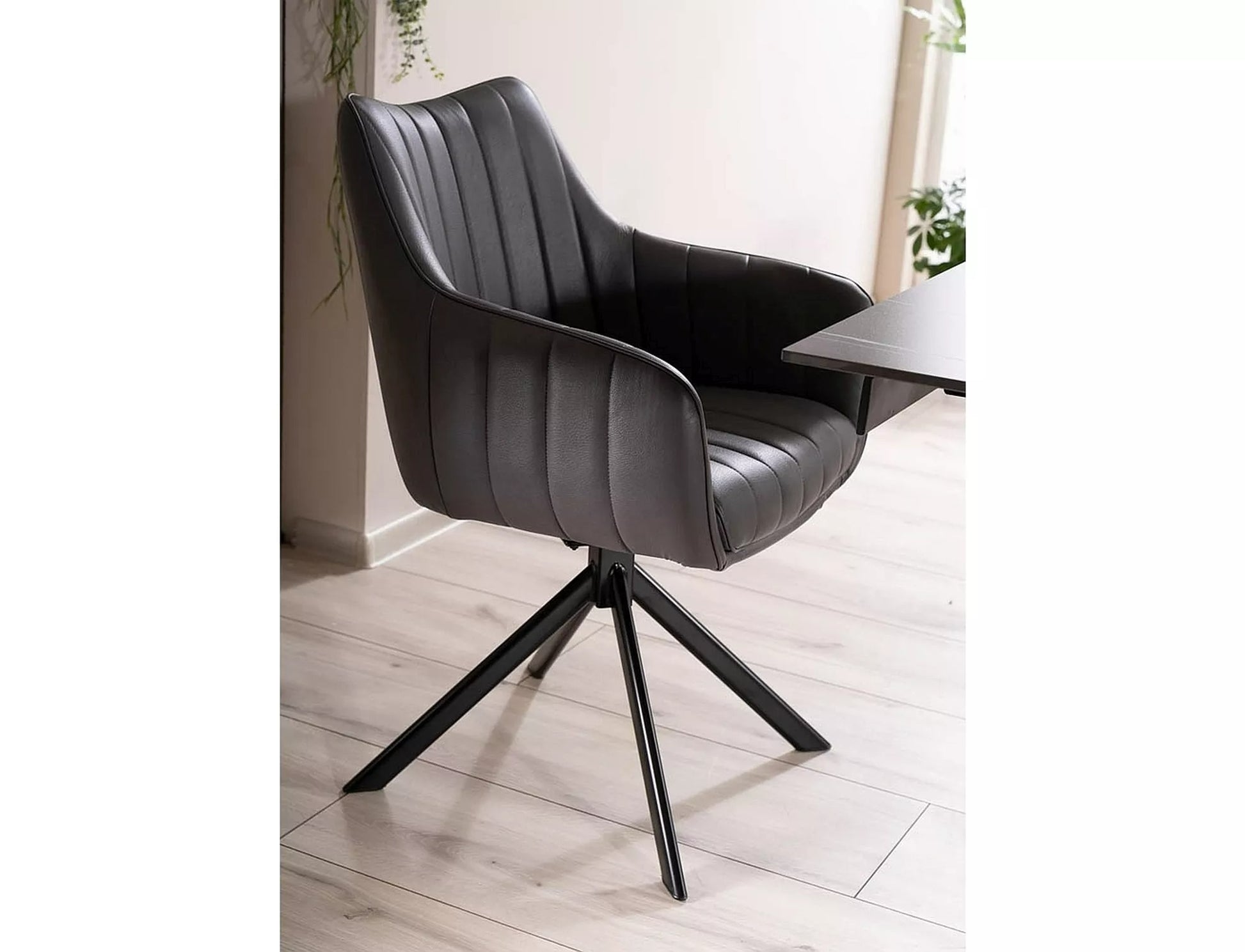 Kitchen Chair Tel Aviv | size: Width: 61cm, Height: 86cm, Depth: 44cm | color: Gray | image: 1 | variant: 1003947